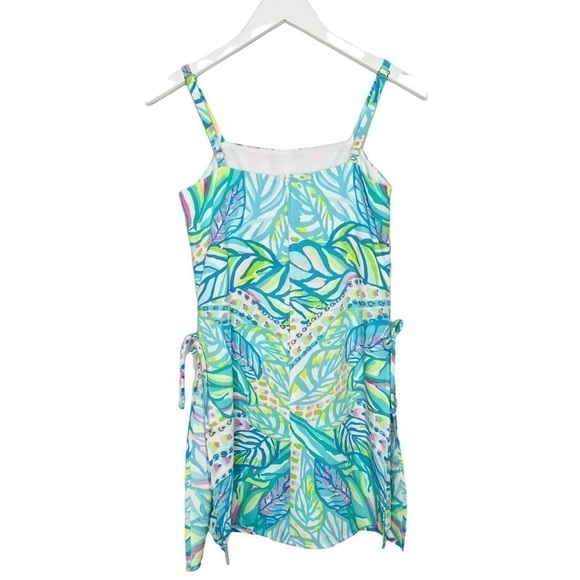 Lilly Pulitzer Sahar Romper Multi Maraca My World Engineered Knit Size 0 NWT - Picture 7 of 12